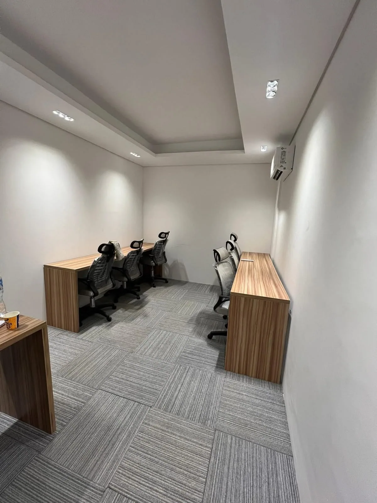 Private office B-1 with team desks and chairs