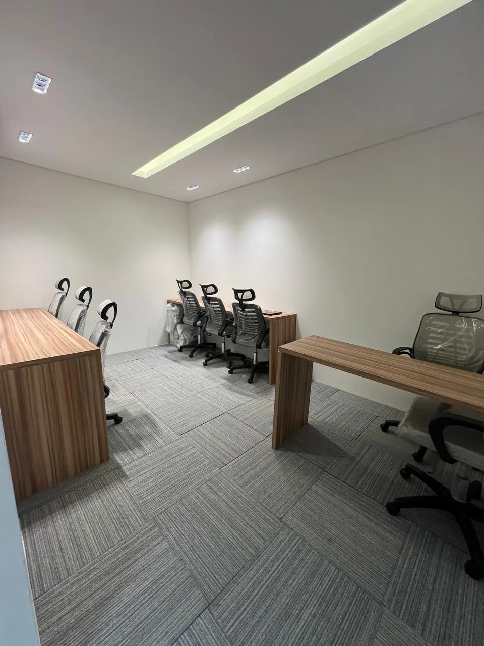 Administrative office B-2 with multiple desks and chairs